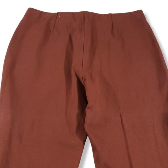 Chico's Pants Size 2 Ankle Elastic Waist Stretch Casual Brown Women's Pants - Picture 4 of 6